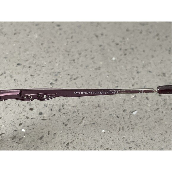 Europa Eyeglasses Frames Only Cote D\'Azur Boutique-170 C3 52-16-135 purple main image 6